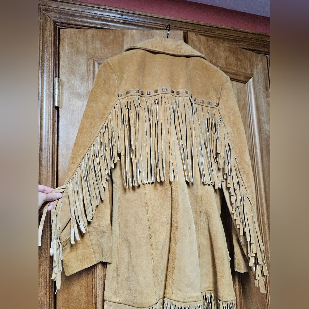 Genuine Leather Western Fringe Jacket - Picture 5 of 10